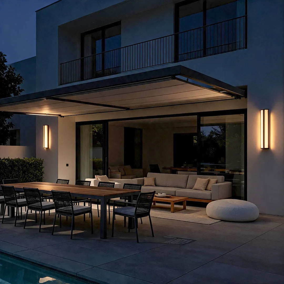 Wall Mount Outdoor Lighting Crystal Waterproof Ambient Light - view 3