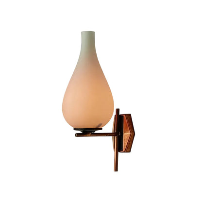 Mid Century Modern Wall Light Teardrop Glass Wall Sconce - view 8