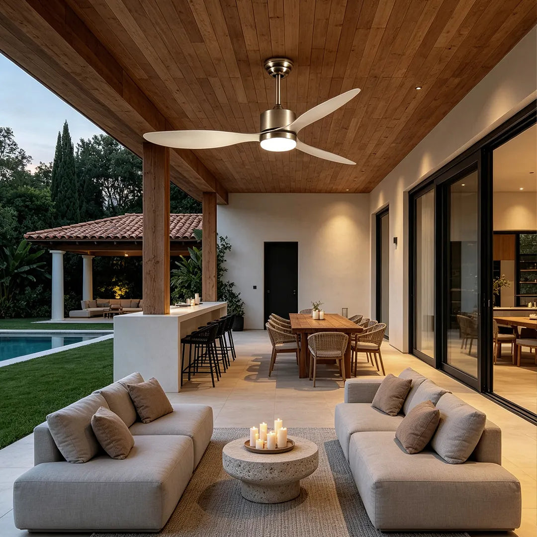 Modern Ceiling Fans with LED Lights Smart Full Spectrum Light - view 4