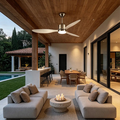 Modern Ceiling Fans with LED Lights Smart Full Spectrum Light - view 4