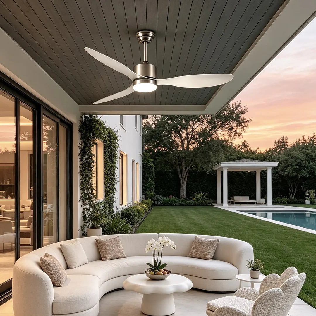 Modern Ceiling Fans with LED Lights Smart Full Spectrum Light - view 3