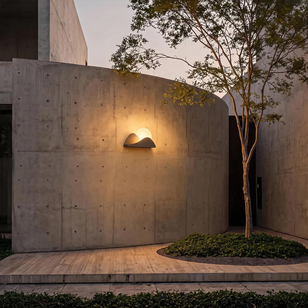 Modern Exterior Wall Lighting Solar Landscape Outdoor Light - view 2