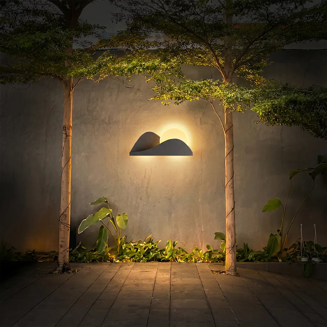 Modern Exterior Wall Lighting Solar Landscape Outdoor Light - view 3
