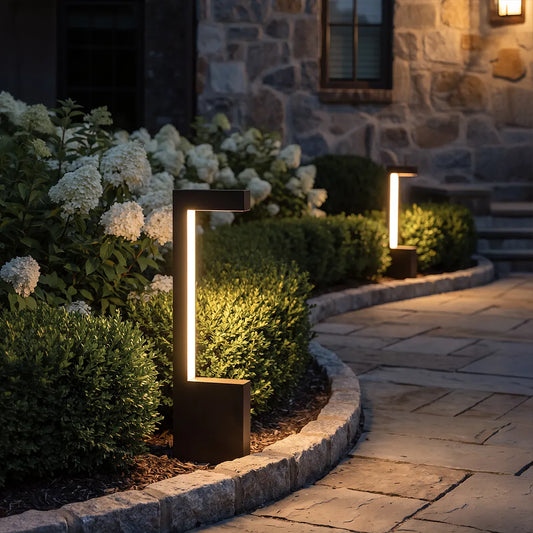 Modern Outdoor Waterproof LED Lawn Bollard Light