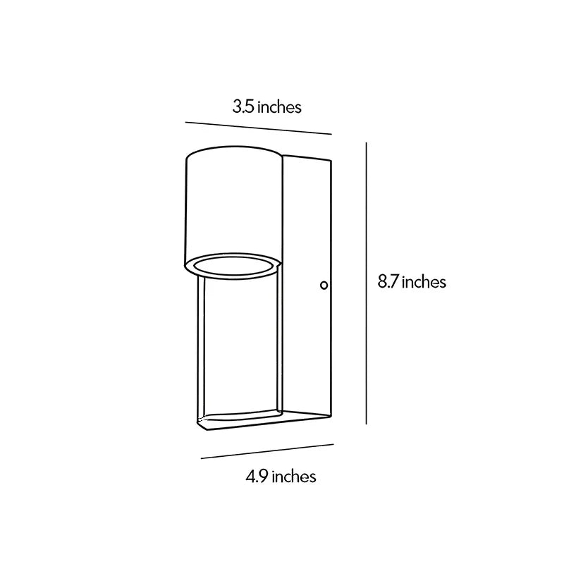 Modern LED Outdoor Wall Light Aluminum Downward Light - view 11