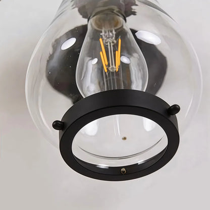 Vintage Sconce Wall Light Clear Glass Outdoor Lantern Light - view 7