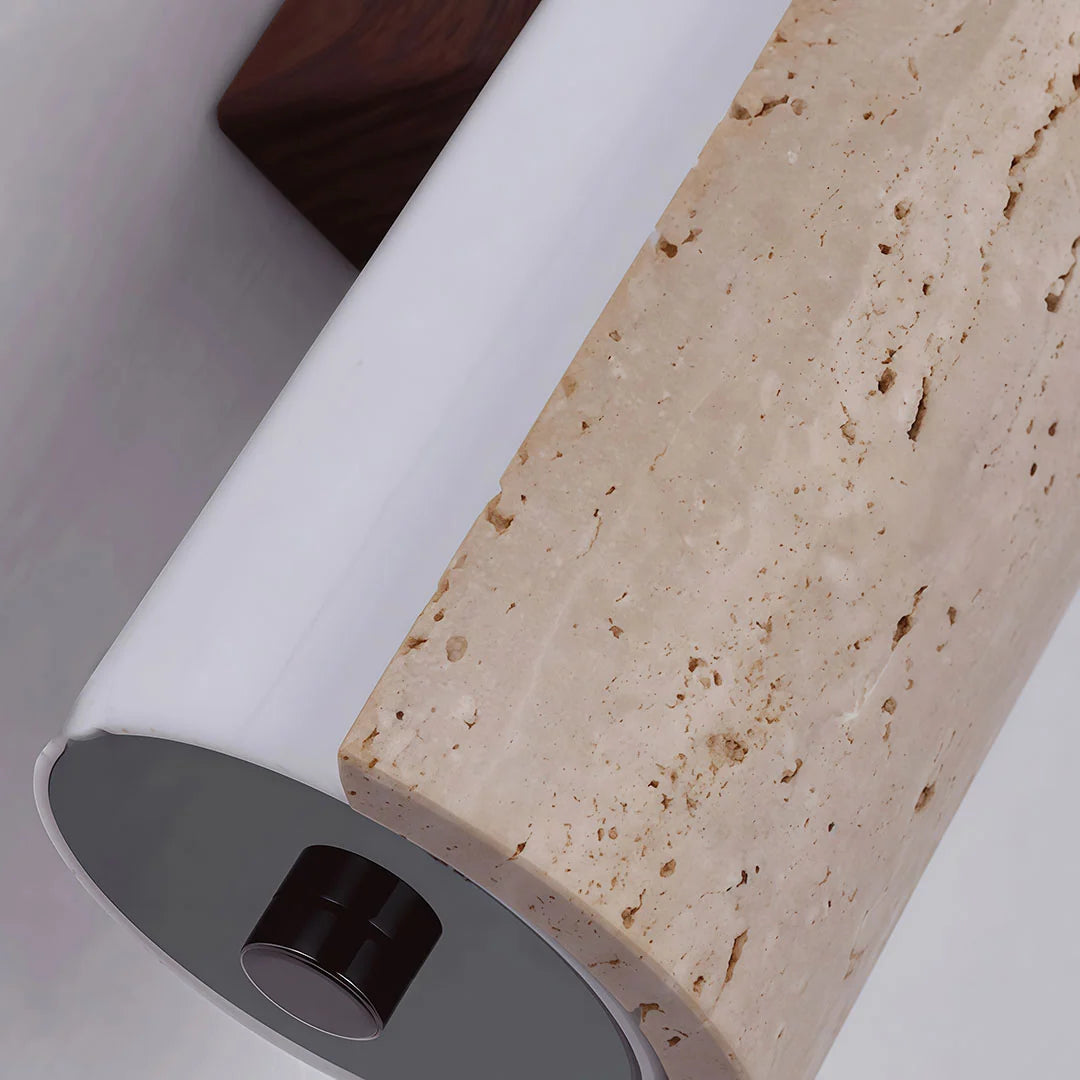 Modern LED Wall Lights Vintage Travertine Ambient Light - view 6