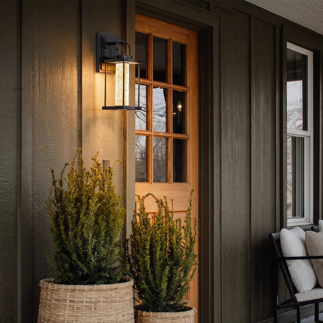 Modern Outdoor Lantern Wall Sconce LED Aluminum Light - view 2