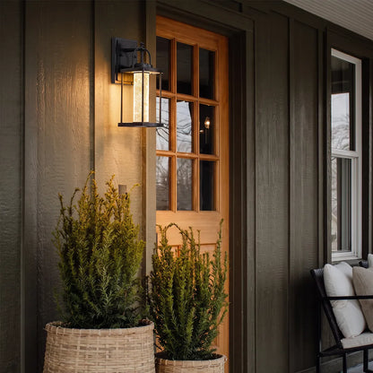 Modern Outdoor Lantern Wall Sconce LED Aluminum Light - view 2