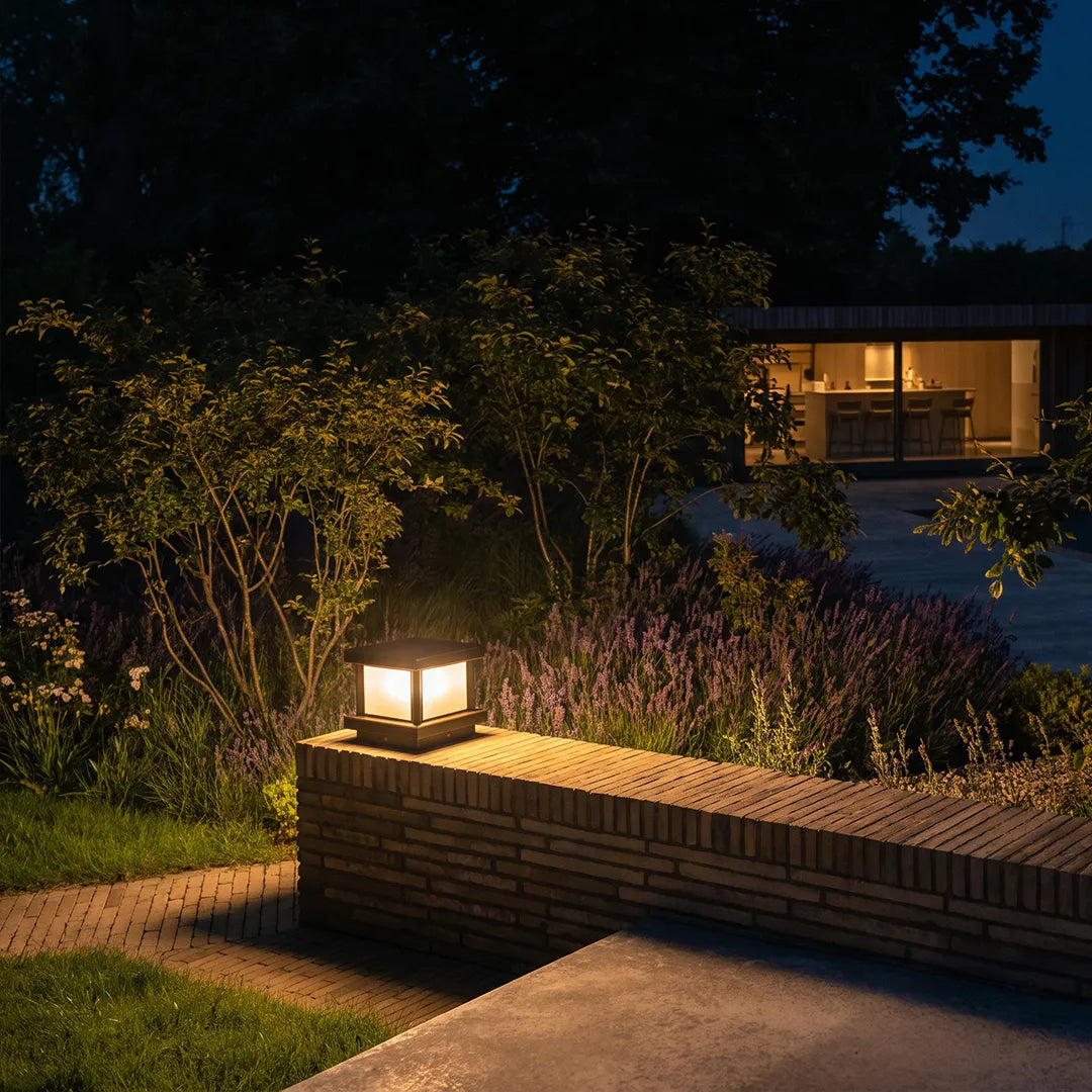 Outdoor Lights for Pillar Tops Modern Copper Waterproof Light - view 3