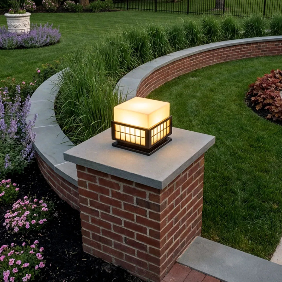Modern Outdoor Pillar Lights Stainless Steel Columns Light - view 6