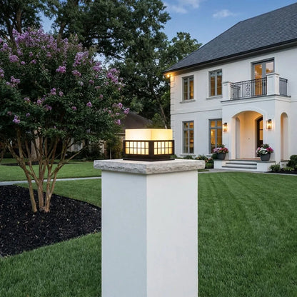 Modern Outdoor Pillar Lights Stainless Steel Columns Light - view 2
