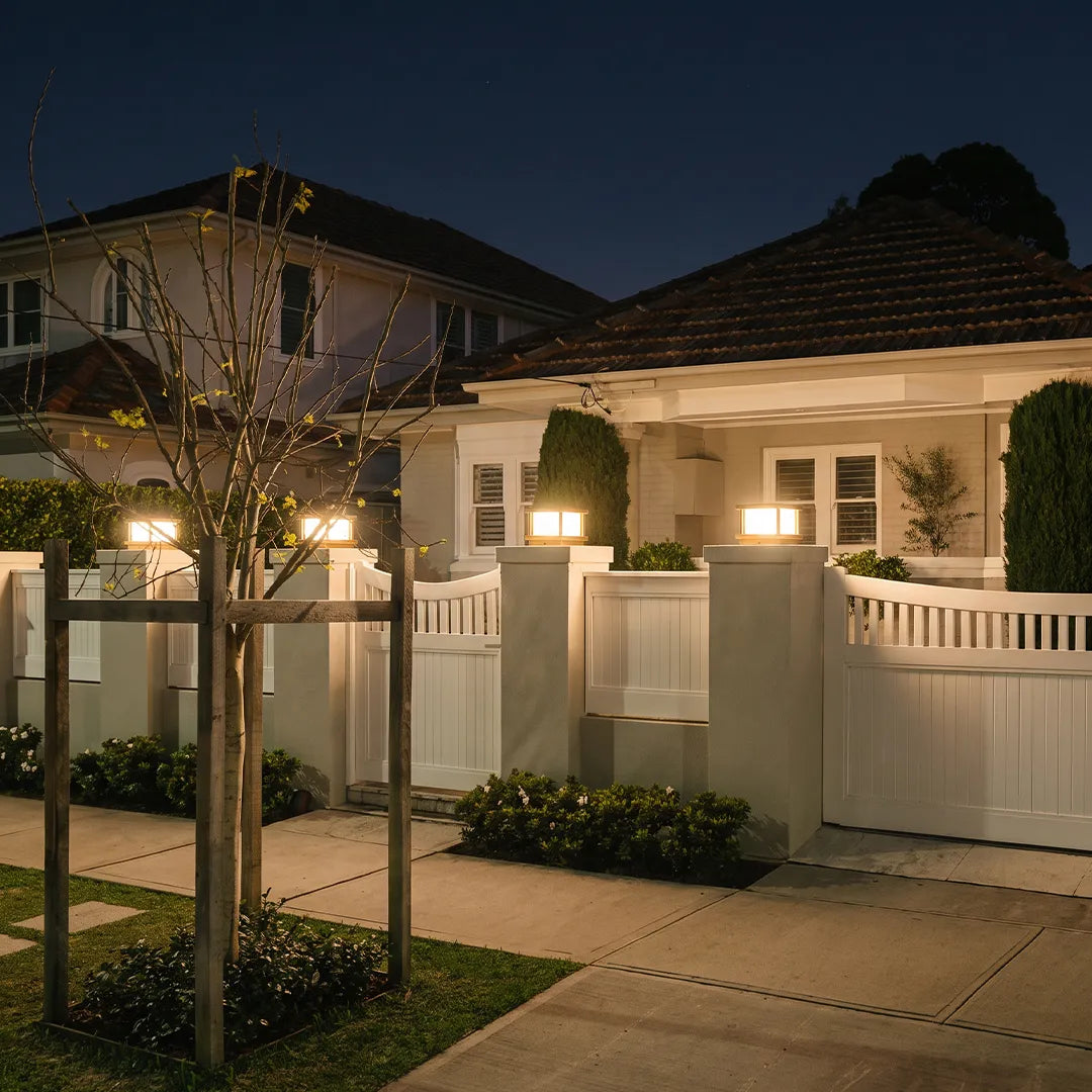 Outdoor Lights for Pillar Tops Modern Copper Waterproof Light - view 2