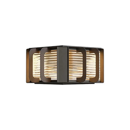 Outdoor Solar Pillar Lights Modern Black Courtyard Light - view 7