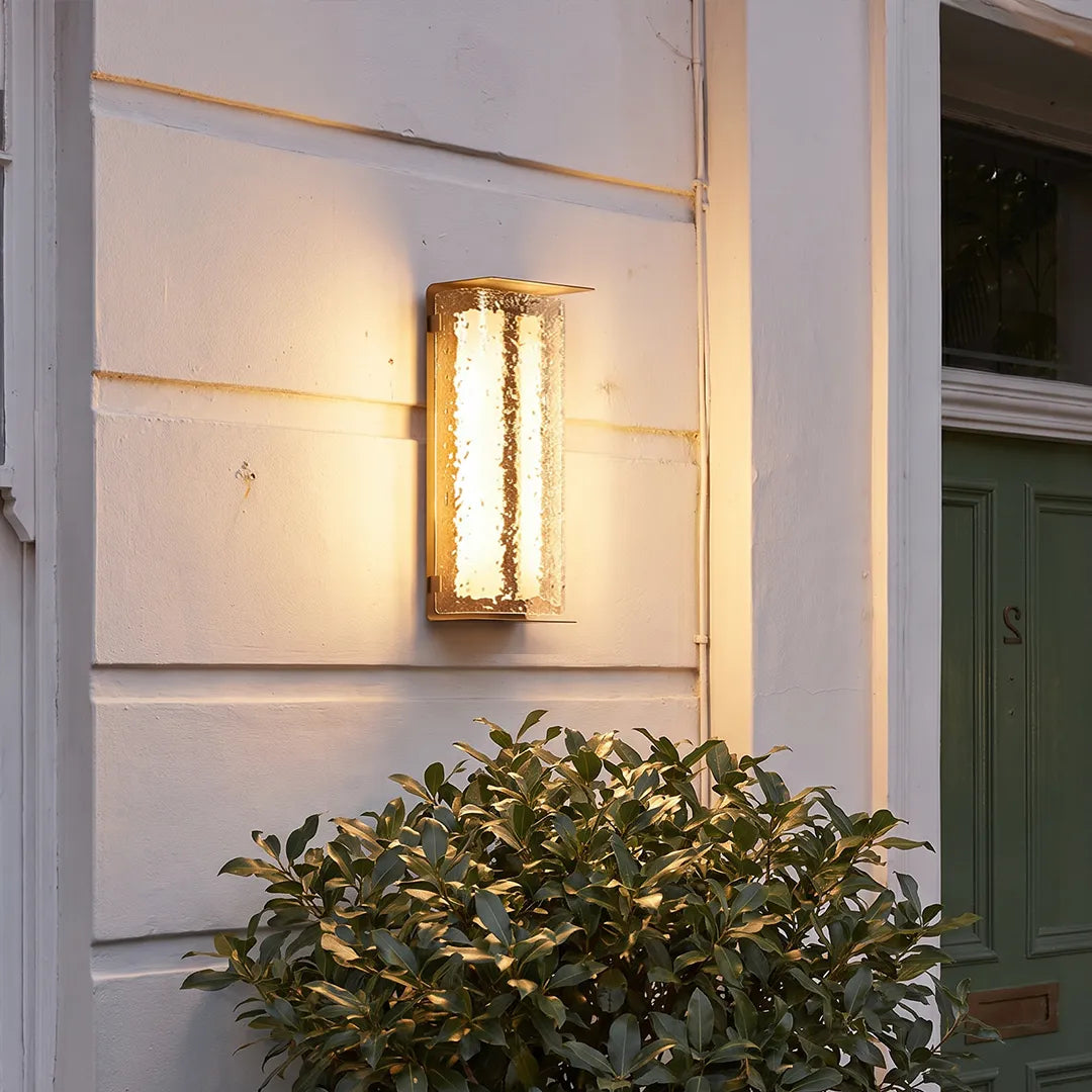 Modern Outdoor Solar Wall Lights Dual-Power Metal Light - view 6