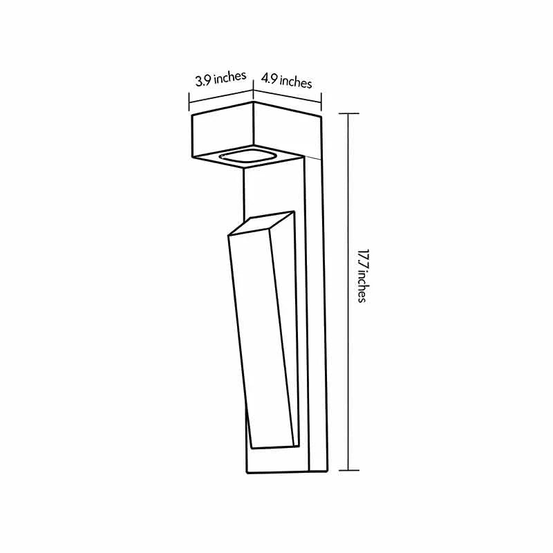 Modern Outdoor Wall Light Minimalist Cement Light - view 10