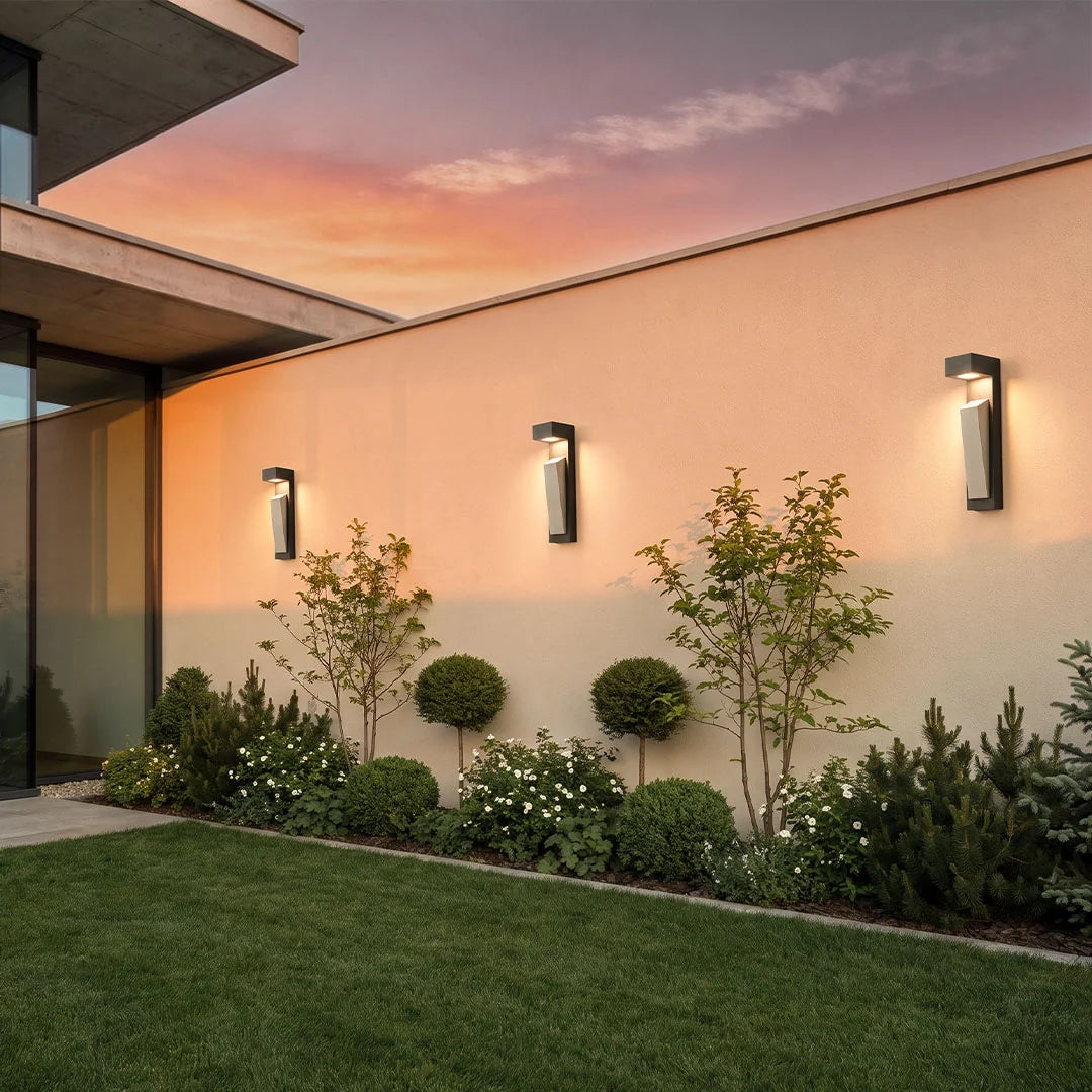 Modern Outdoor Wall Light Minimalist Cement Light - view 5