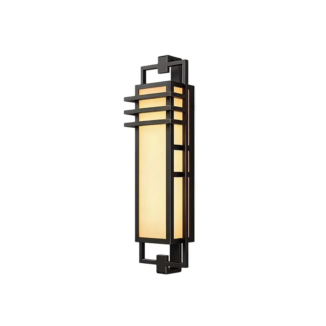 Outdoor Sconce Fixture Modern Geometric Ambient Light - view 9