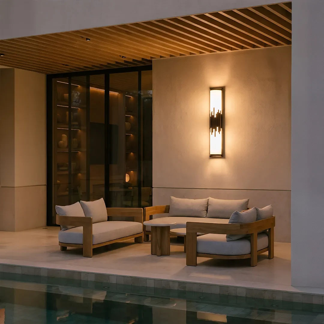 Outdoor Lighting Wall Sconce Modern Luxury Waterproof LED Light - view 2