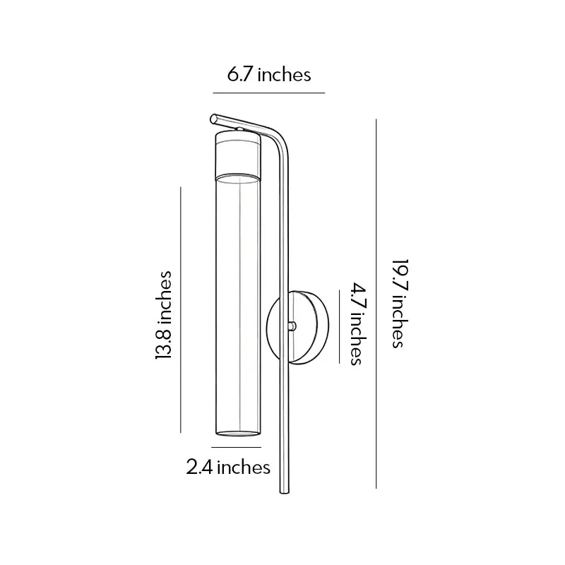 Modern Outdoor Wall Light Waterproof Linear Glass LED Light - view 10