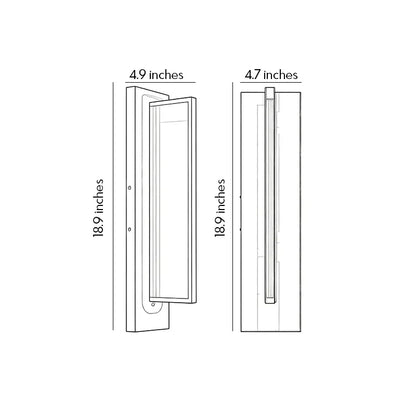 Outdoor Wall Mount Porch Lights Modern Waterproof COB Light - view 10