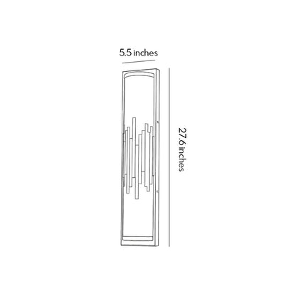 Outdoor Lighting Wall Sconce Modern Luxury Waterproof LED Light - view 16