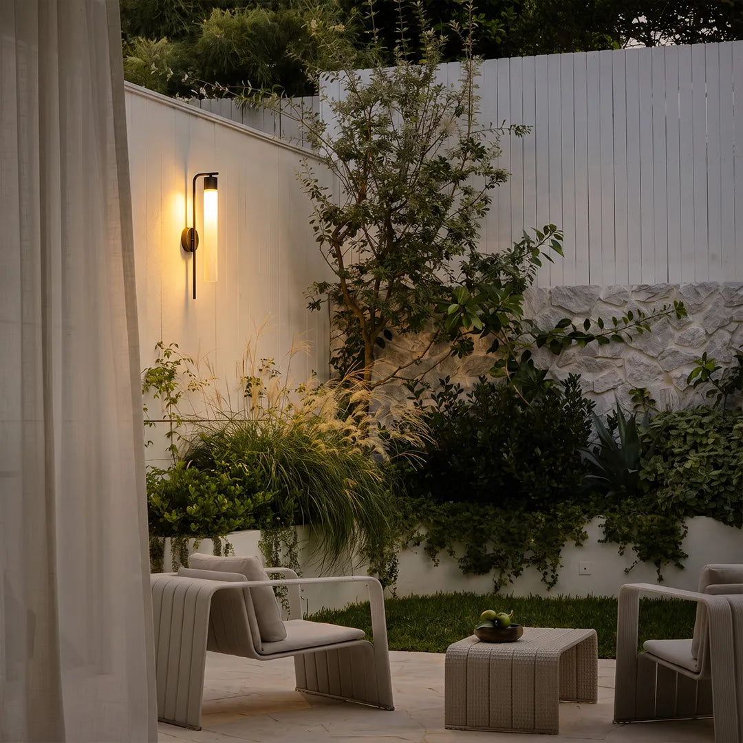 Modern Outdoor Wall Light Waterproof Linear Glass LED Light - view 2