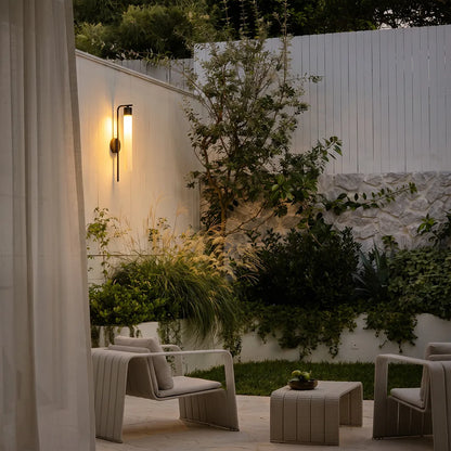 Modern Outdoor Wall Light Waterproof Linear Glass LED Light - view 2