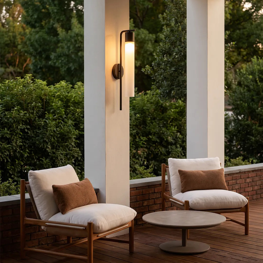 Modern Outdoor Wall Light Waterproof Linear Glass LED Light - view 6