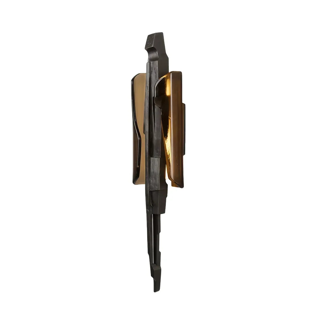 Modern Sculptural Wall Sconce Luxury Brass Decorative Light - view 8