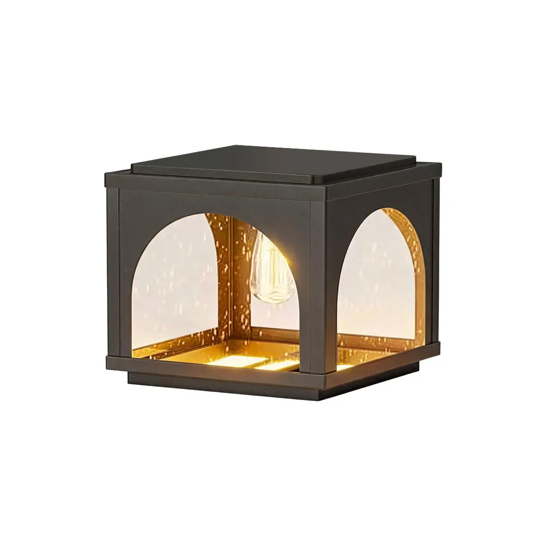 Solar Outdoor Pillar Lights Modern E27 Courtyard Lights - view 11