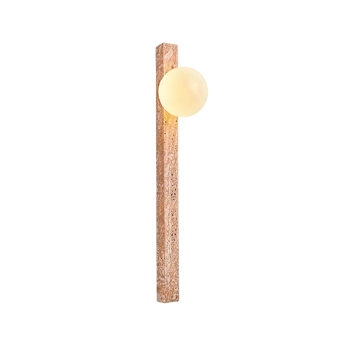 Up Down Lighting Wall Sconce Vintage Travertine Linear Light - view 8