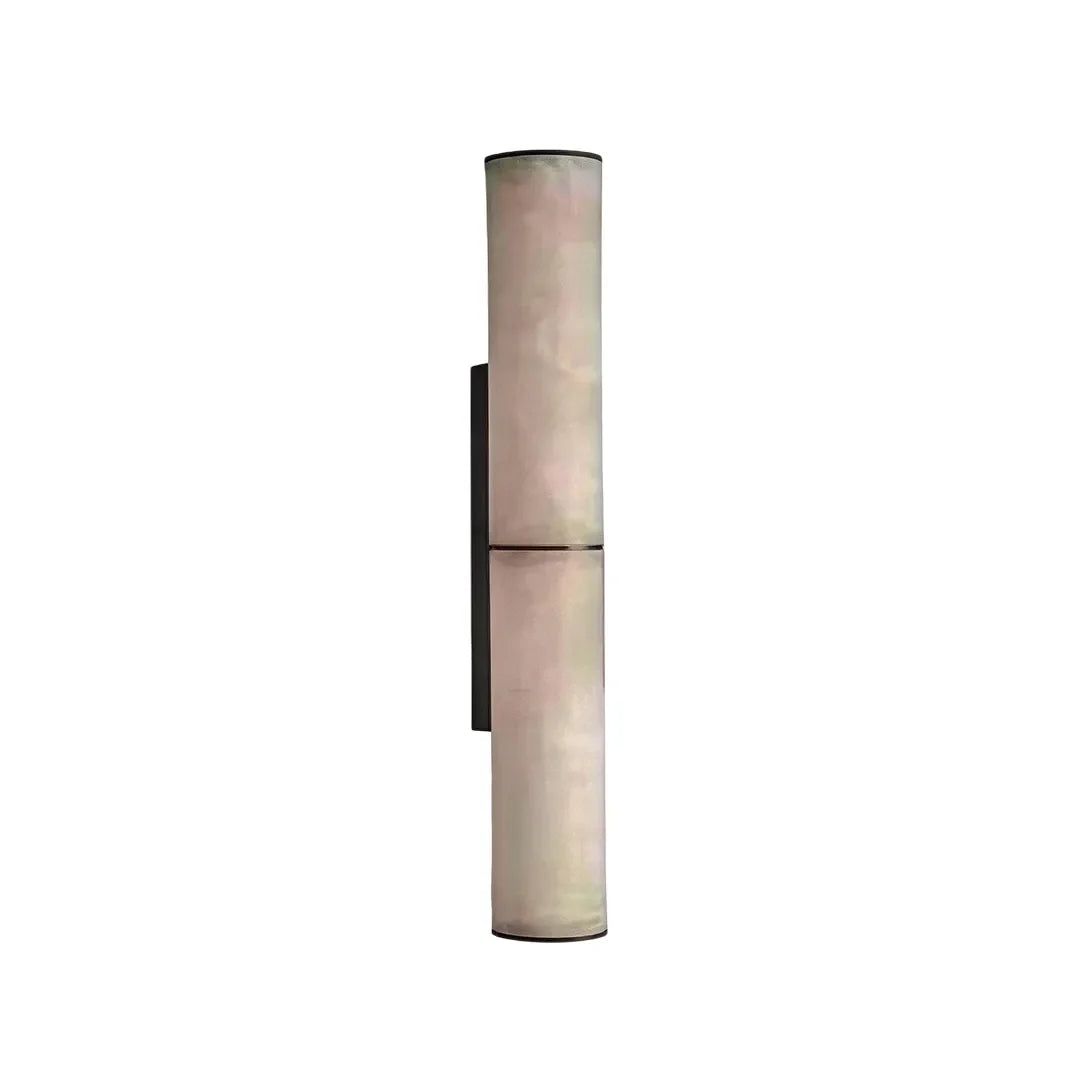 Modern Vertical Wall Sconce Luxury Marble Cylinder Light - view 10