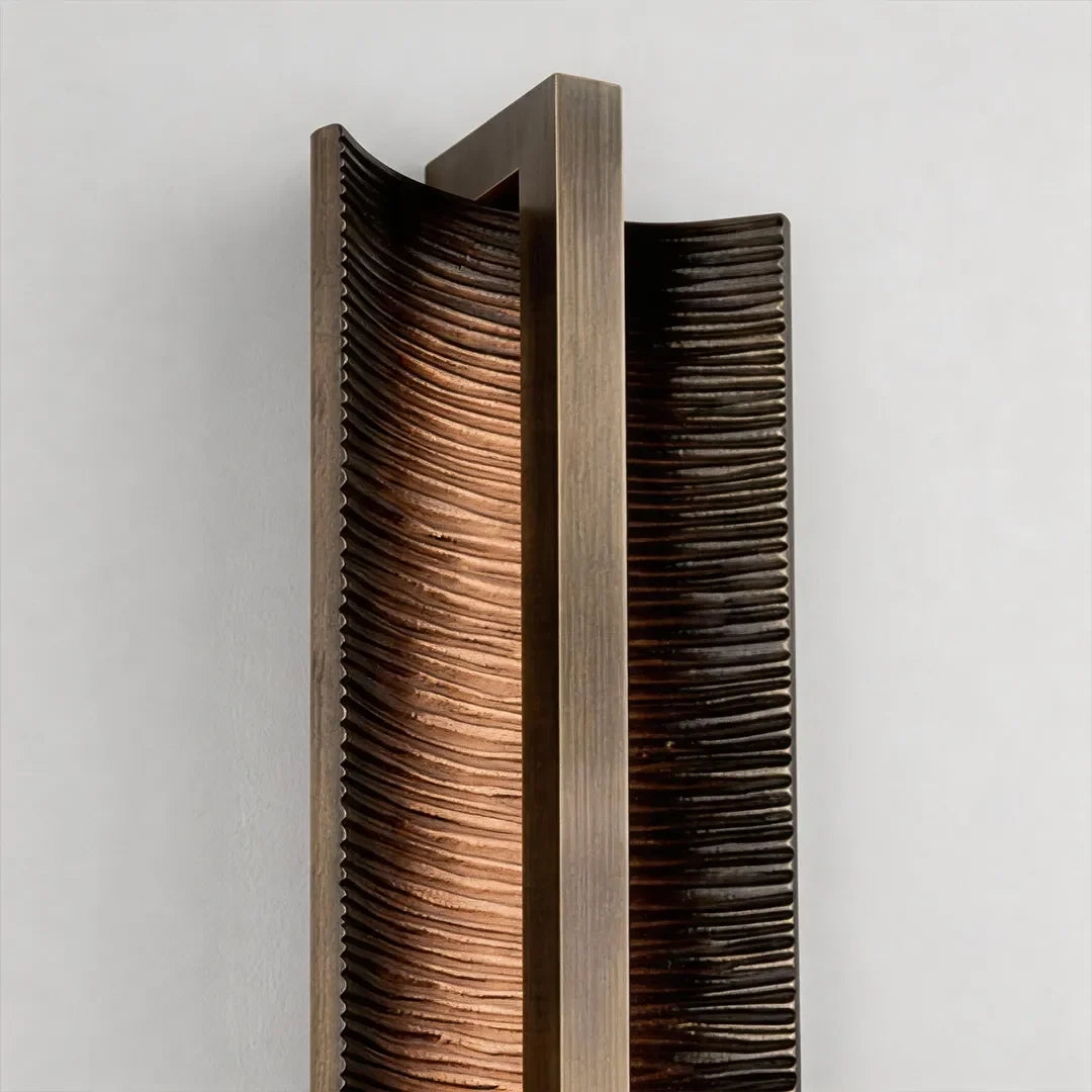 Brown Wall Sconces Modern Minimalist Entryways Resin Light - view 8