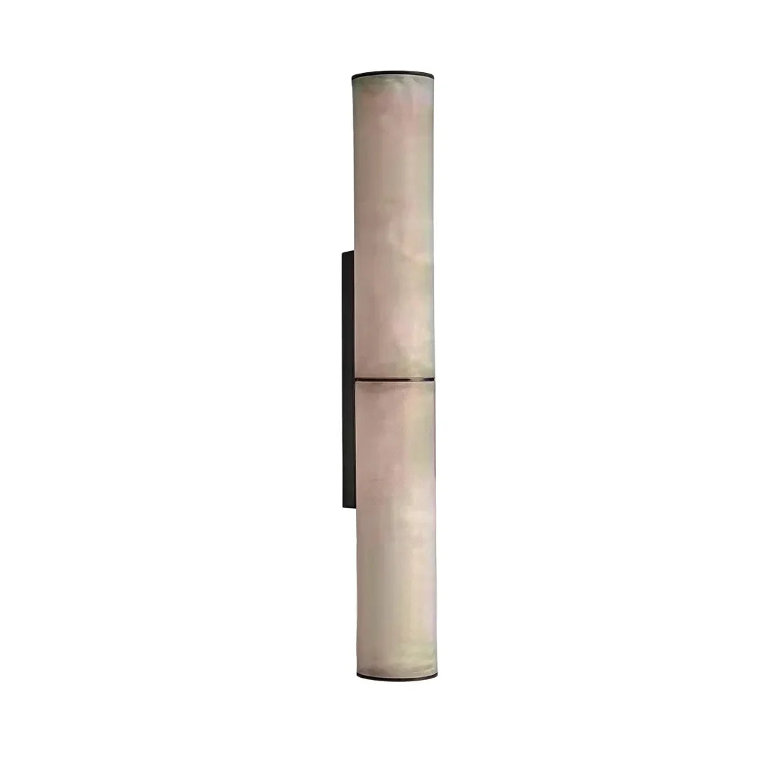 Modern Vertical Wall Sconce Luxury Marble Cylinder Light - view 11