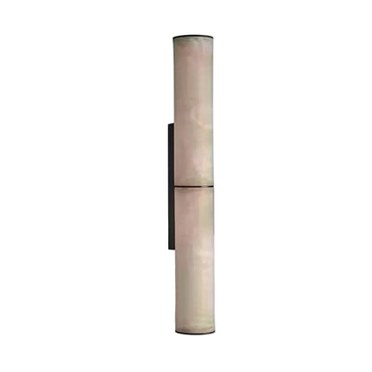 Modern Vertical Wall Sconce Luxury Marble Cylinder Light - view 11