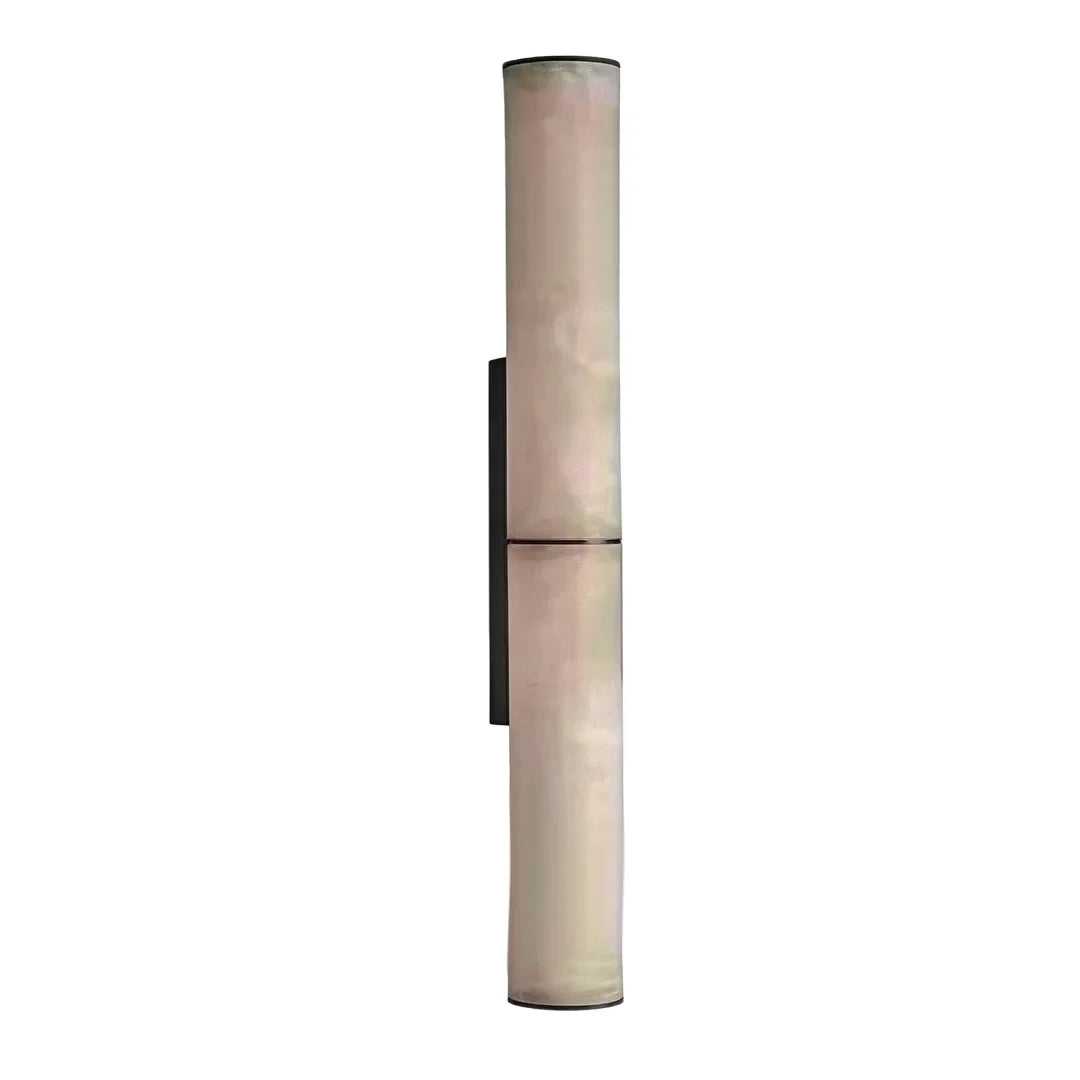 Modern Vertical Wall Sconce Luxury Marble Cylinder Light - view 12