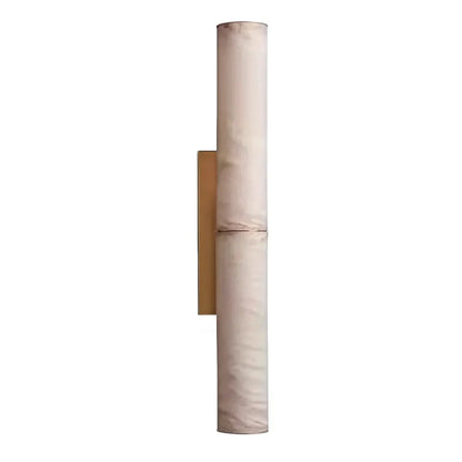 Modern Vertical Wall Sconce Luxury Marble Cylinder Light - view 9