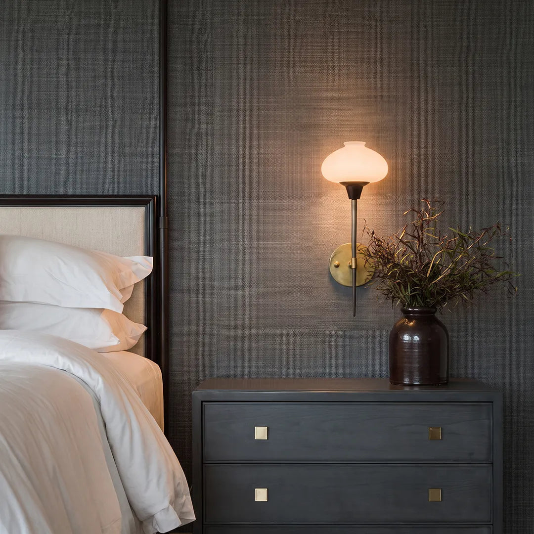 Modern Wall Light Fixture Torch Glass Ambient Wall Sconce - view 3