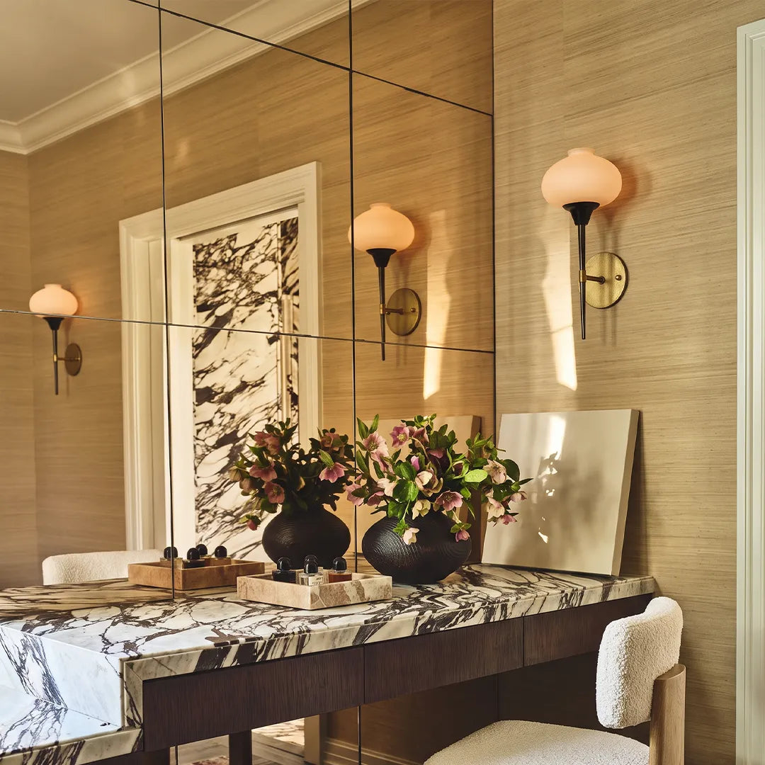 Modern Wall Light Fixture Torch Glass Ambient Wall Sconce - view 5