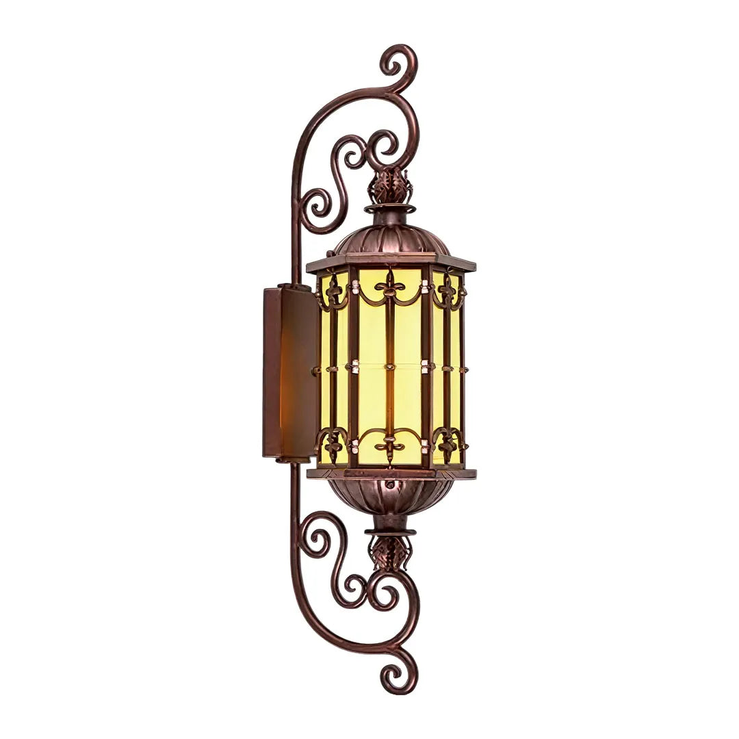Vintage Wall Sconce Lighting European Outdoor Glass Lamp - view 10