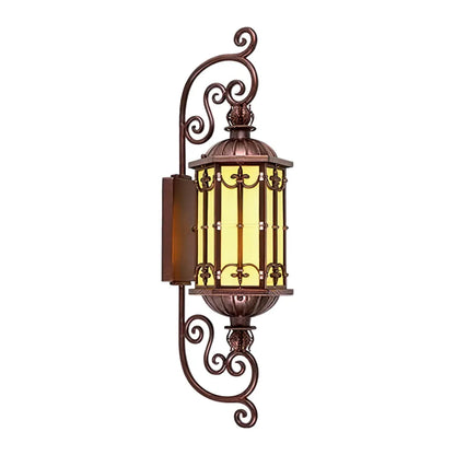 Vintage Wall Sconce Lighting European Outdoor Glass Lamp - view 10