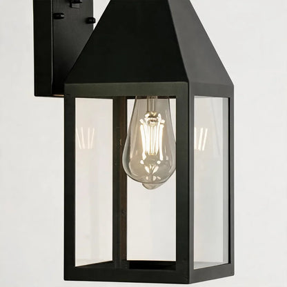 2 PCS Outdoor Black Sconce Vintage Style Wall Lantern - view 7