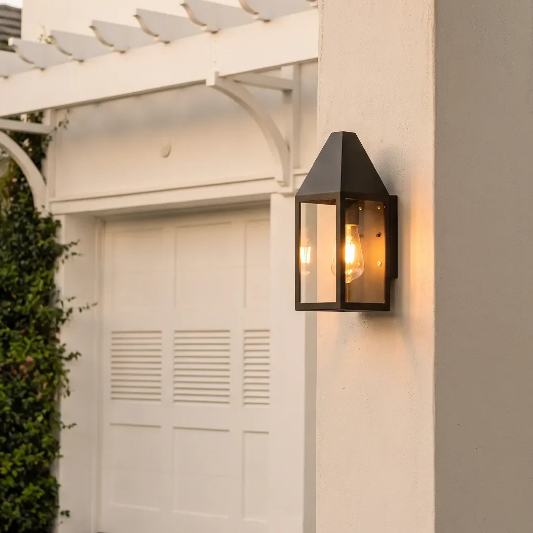 2 PCS Outdoor Black Sconce Vintage Style Wall Lantern - view 4