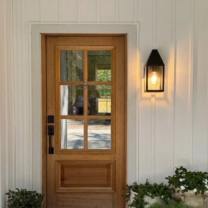 2 PCS Outdoor Black Sconce Vintage Style Wall Lantern - view 6