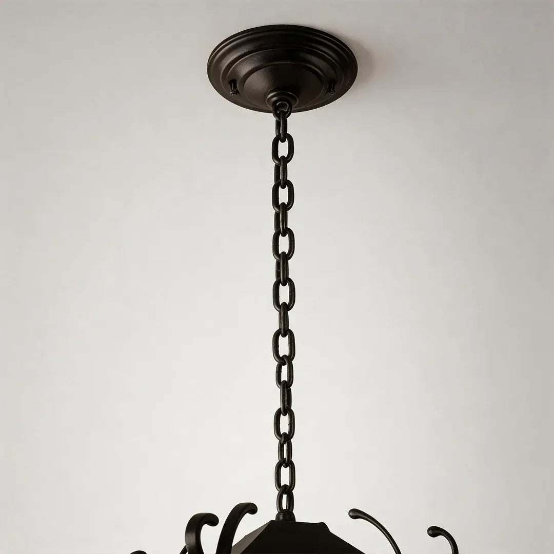 2 PCS Outdoor Ceiling Pendant Light European Vintage Hanging Lantern - view 7