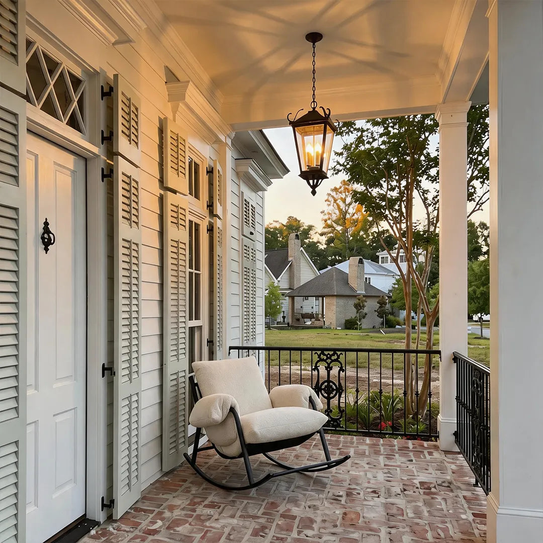 2 PCS Outdoor Ceiling Pendant Light European Vintage Hanging Lantern - view 2