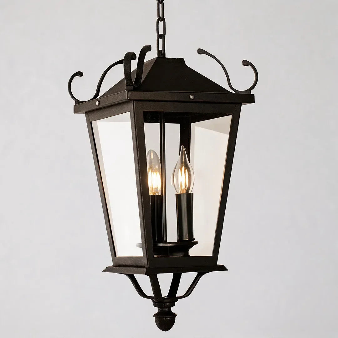 2 PCS Outdoor Ceiling Pendant Light European Vintage Hanging Lantern - view 8