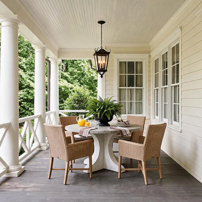 2 PCS Outdoor Ceiling Pendant Light European Vintage Hanging Lantern - view 5