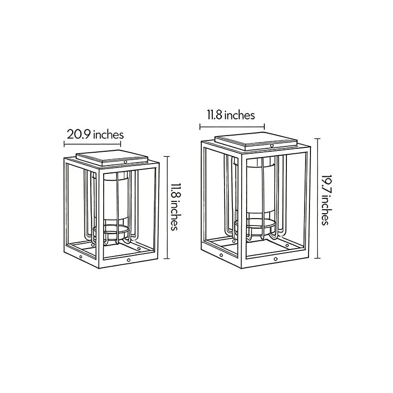 Outdoor Lantern Light Fixture Modern Landscape Lighting - view 14